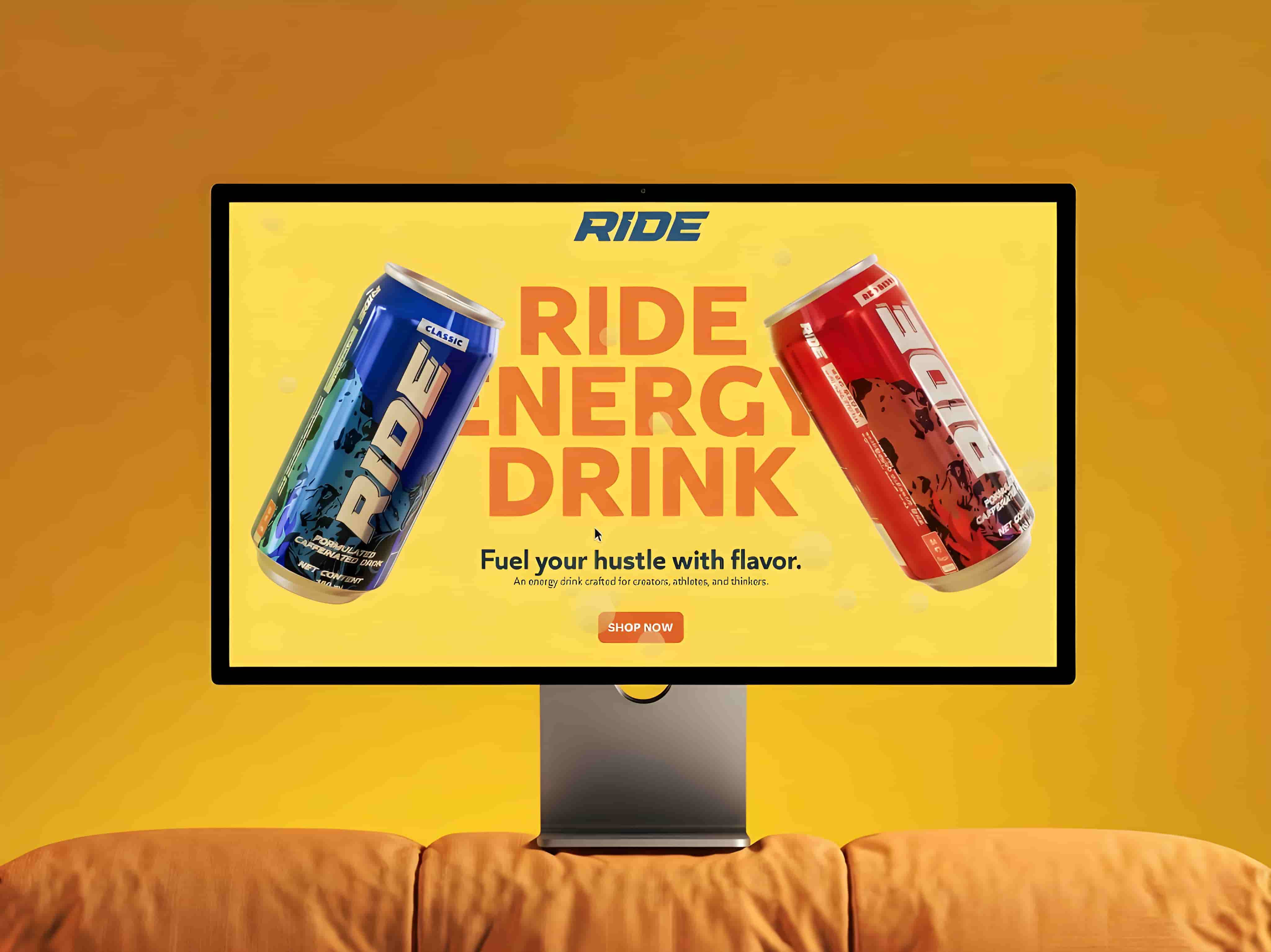 Sample web made for a pitch for ride